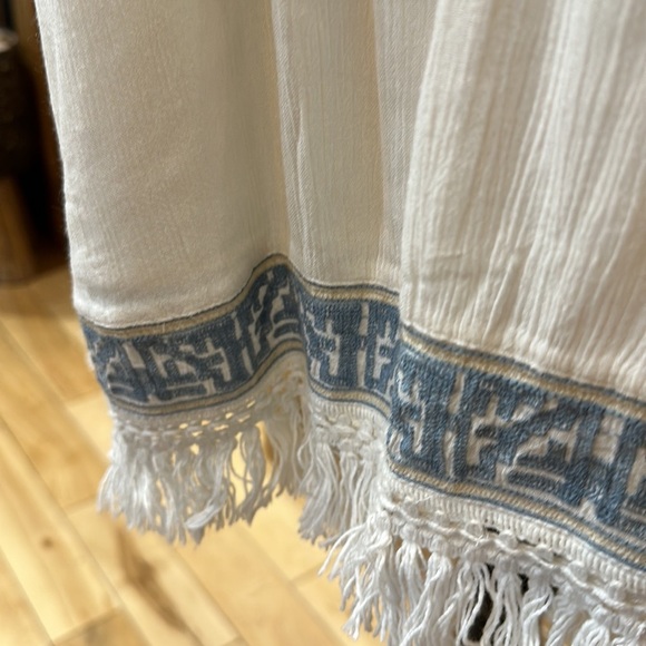 Abercrombie & Fitch size small fully lined fringe razorback dress - Picture 4 of 11